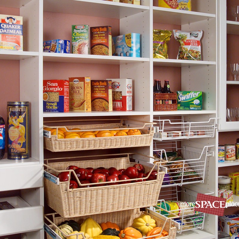 custom pantry area