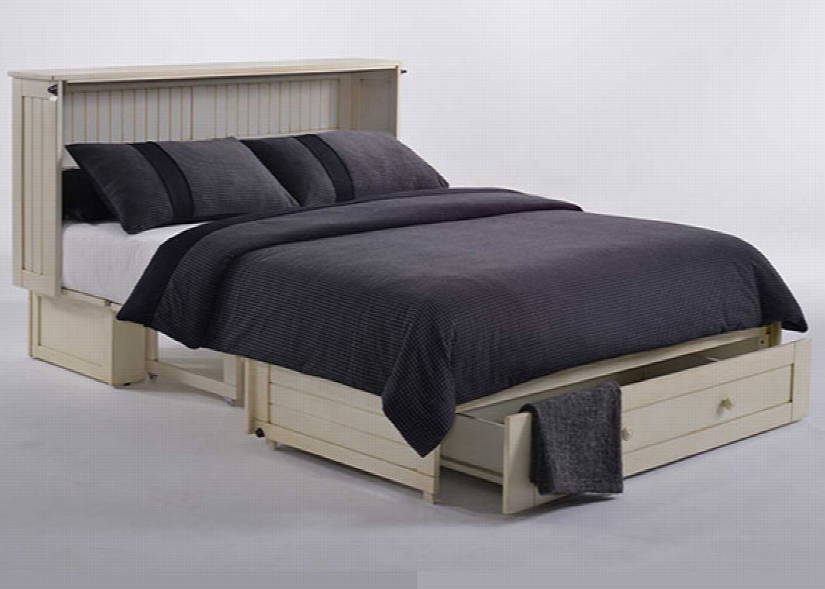 daisy murphy cabinet bed buttercream open