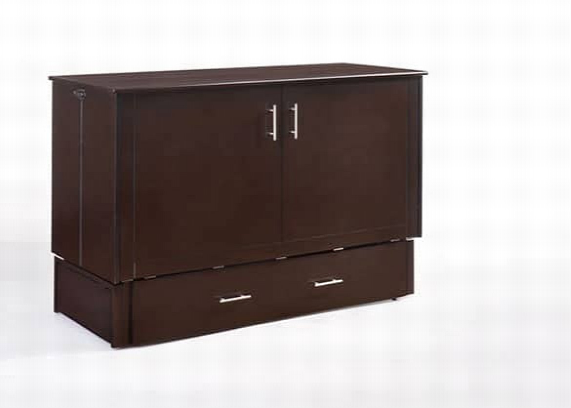 sagebrush murphy cabinet bed chocolate closed
